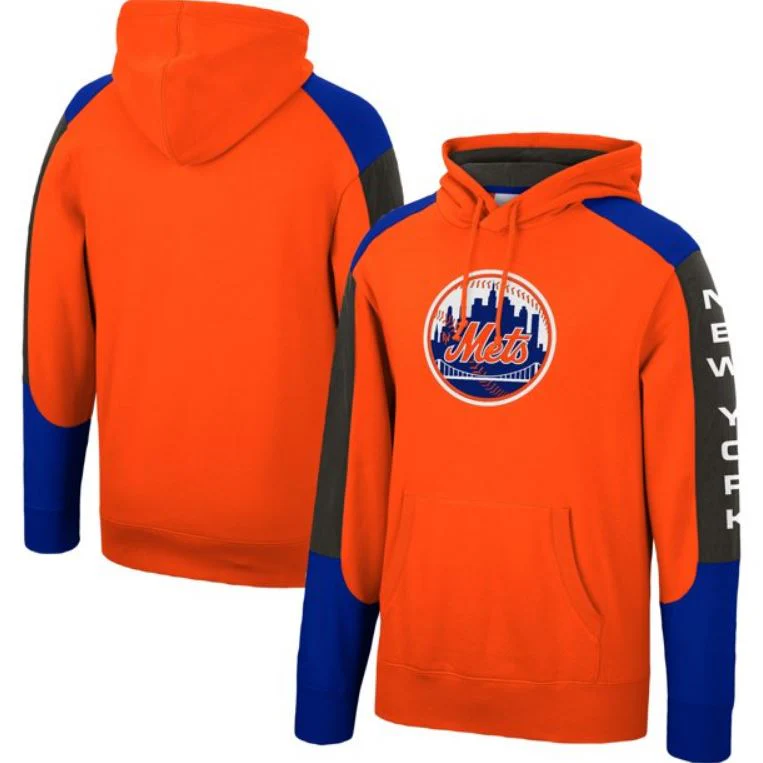 New York Mets Mitchell & Ness Fusion Fleece Hoodie
