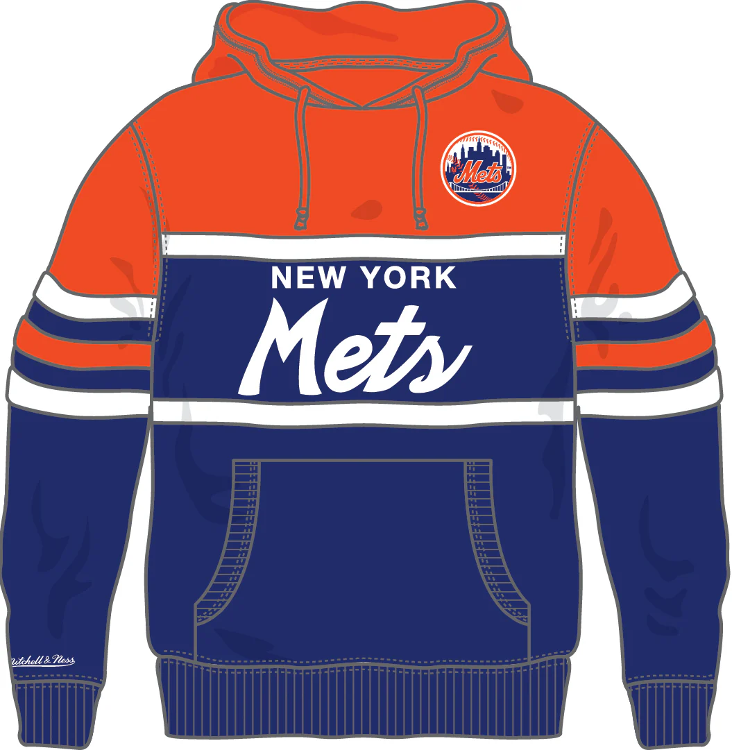 New York Mets Mitchell & Ness Head Coach Hoodie