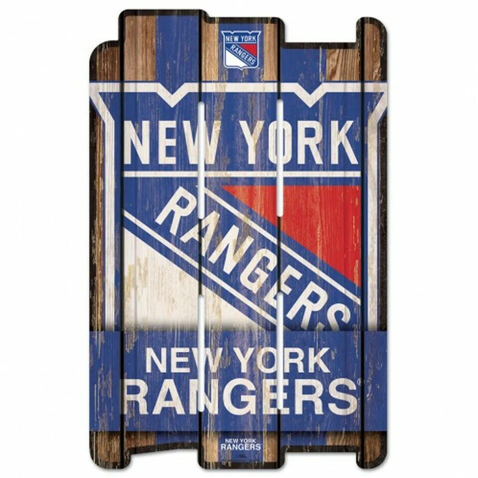 New York Rangers 11" x 17" Hockey Fence Sign