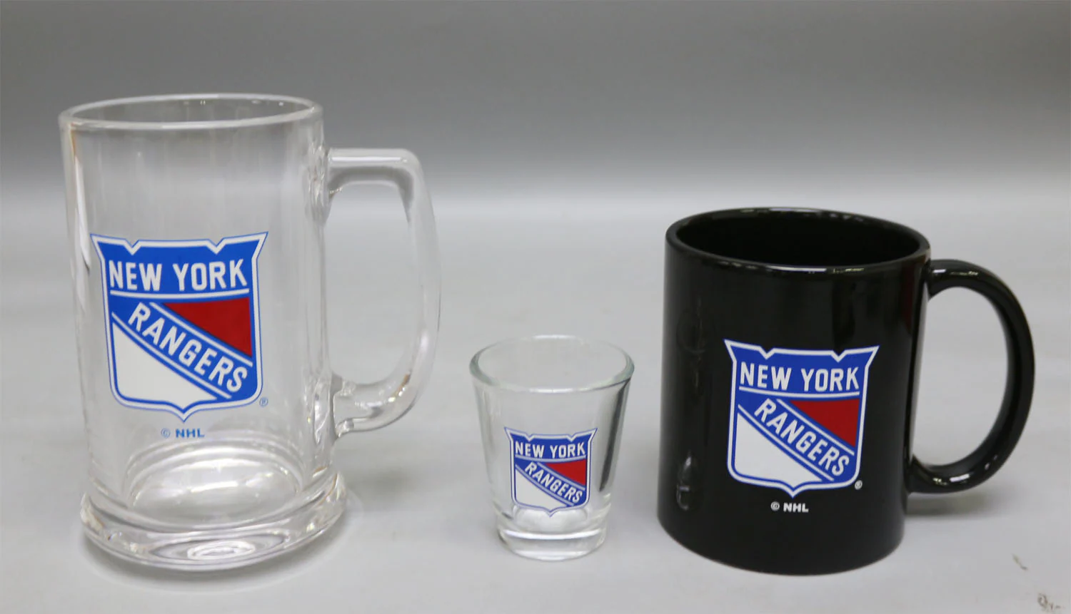 New York Rangers 3-Piece Glassware Gift Set
