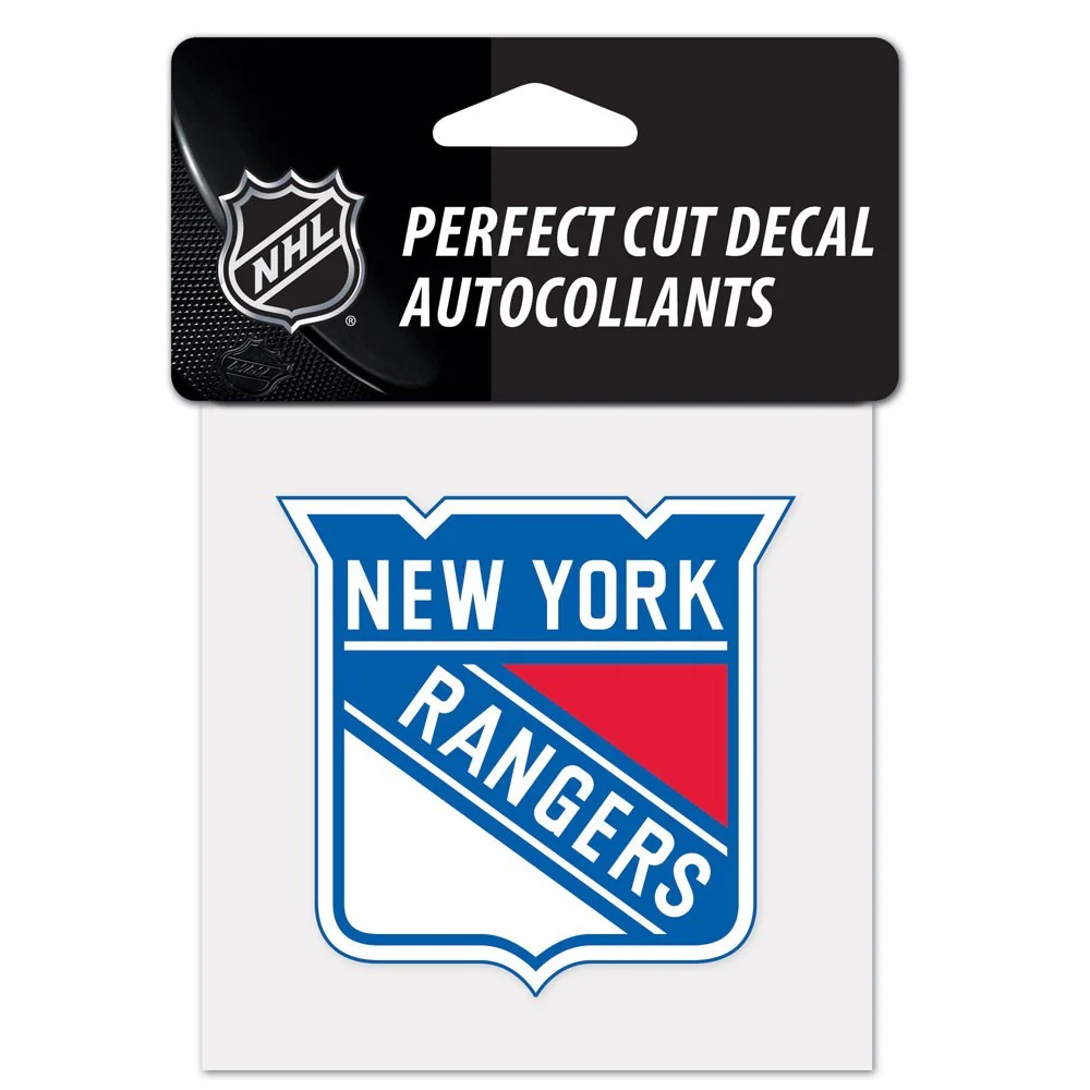New York Rangers 4" x 4" Decal