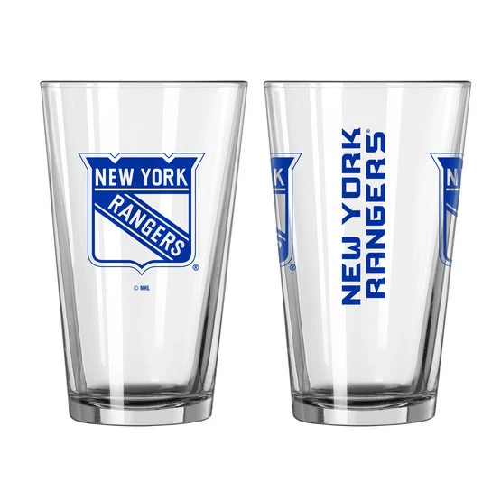 New York Rangers Game Day Pint Glass