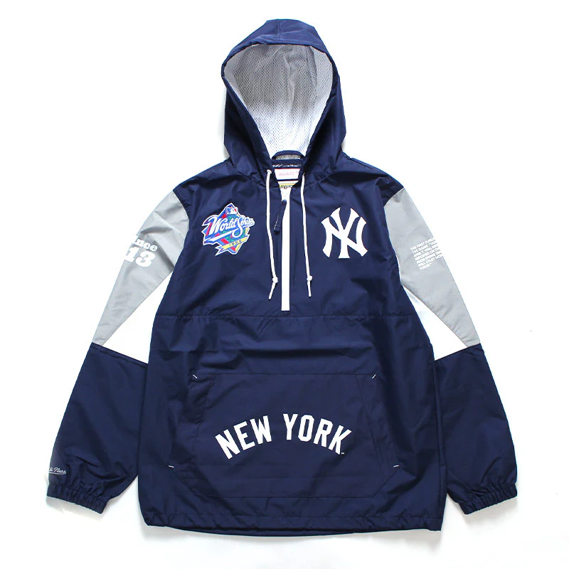 New York Yankees Mitchell & Ness 1999 World Series Origins Pullover Windbreaker Jacket