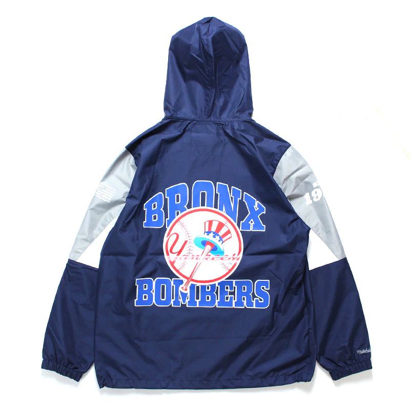 New York Yankees Mitchell & Ness 1999 World Series Origins Pullover Windbreaker Jacket - Image 2