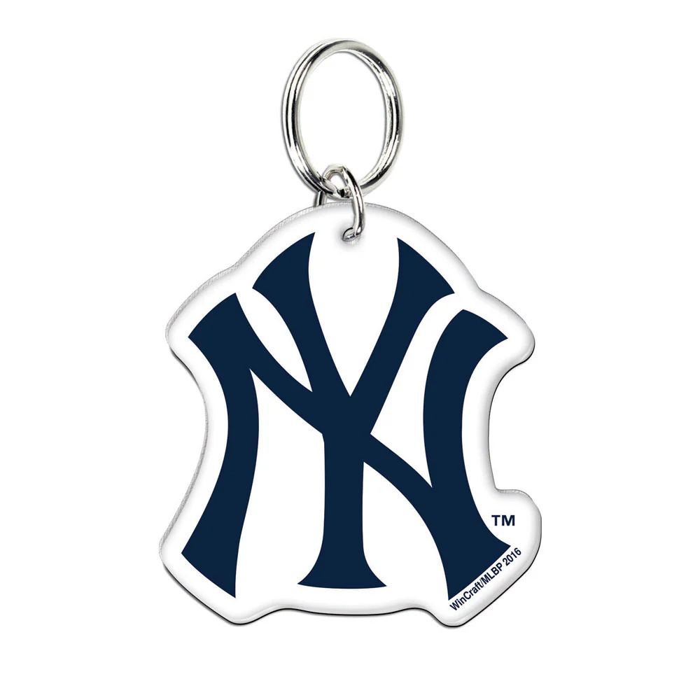 New York Yankees MLB Baseball Acrylic Logo Keychain