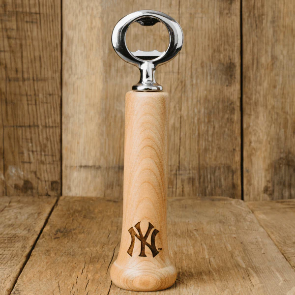 New York Yankees Wood Bat Bottle Opener