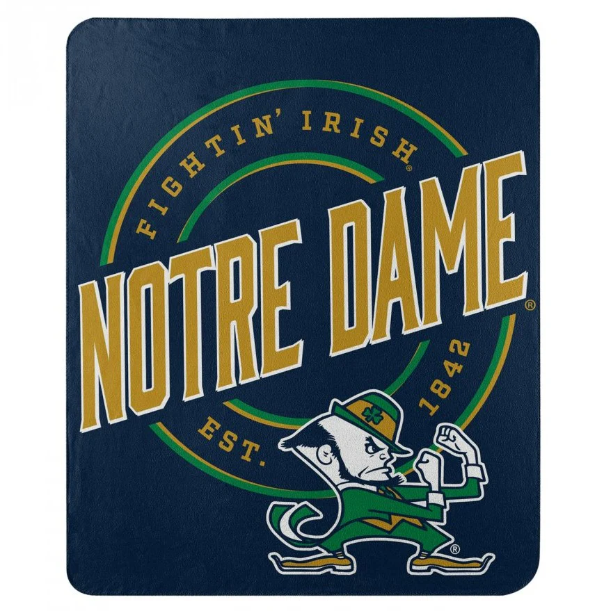 Notre Dame Fighting Irish 50" x 60" Campaign Fleece Blanket