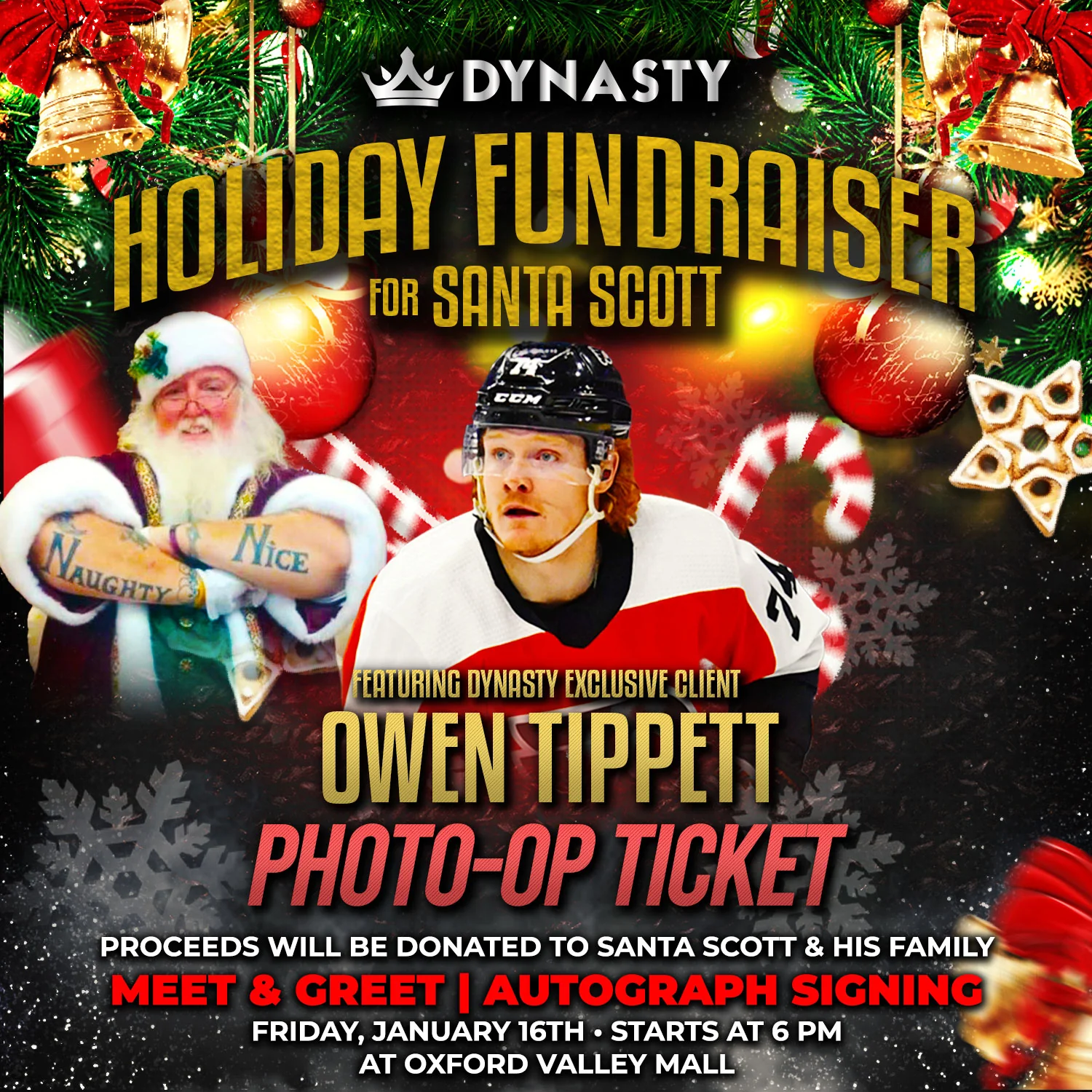 Owen Tippett Santa Scott Fundraiser Tickets - Image 3