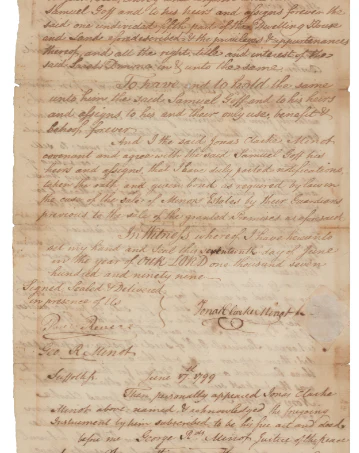 Paul Revere Autographed DS Document Signed | Early Boston Real Estate Deed - Image 4