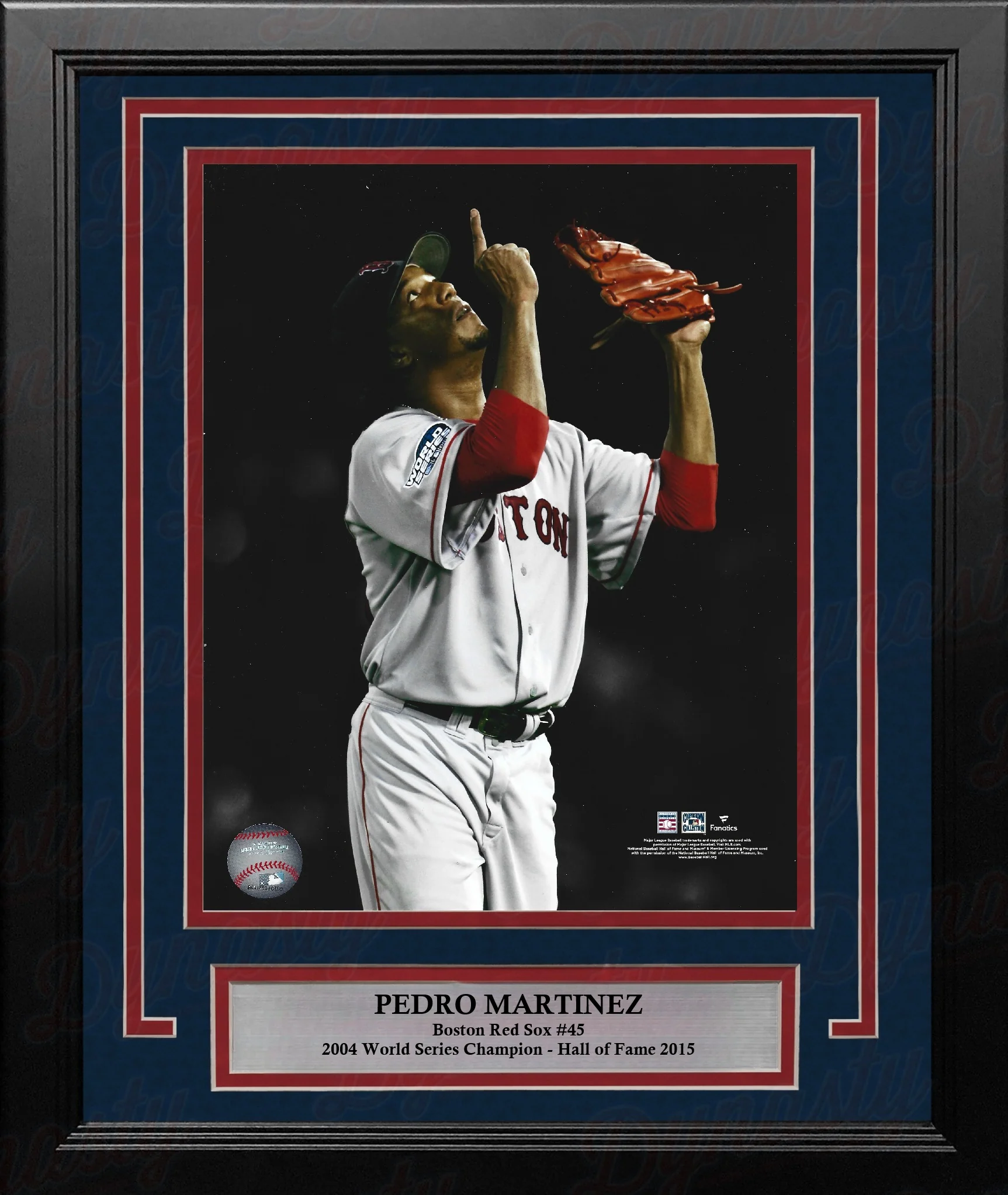 Pedro Martinez Sky Point 2004 World Series Boston Red Sox 11" x 14" Framed Baseball Photo
