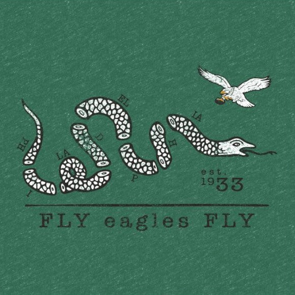 Philadelphia Eagles Don't Tread on Me Hometown Football T-Shirt - Image 2
