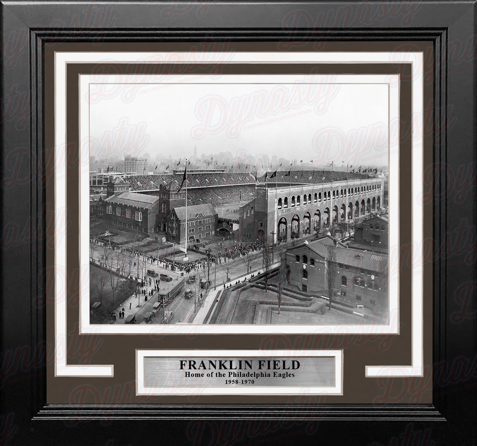 Philadelphia Eagles Franklin Field 8" x 10" Framed Football Stadium Photo