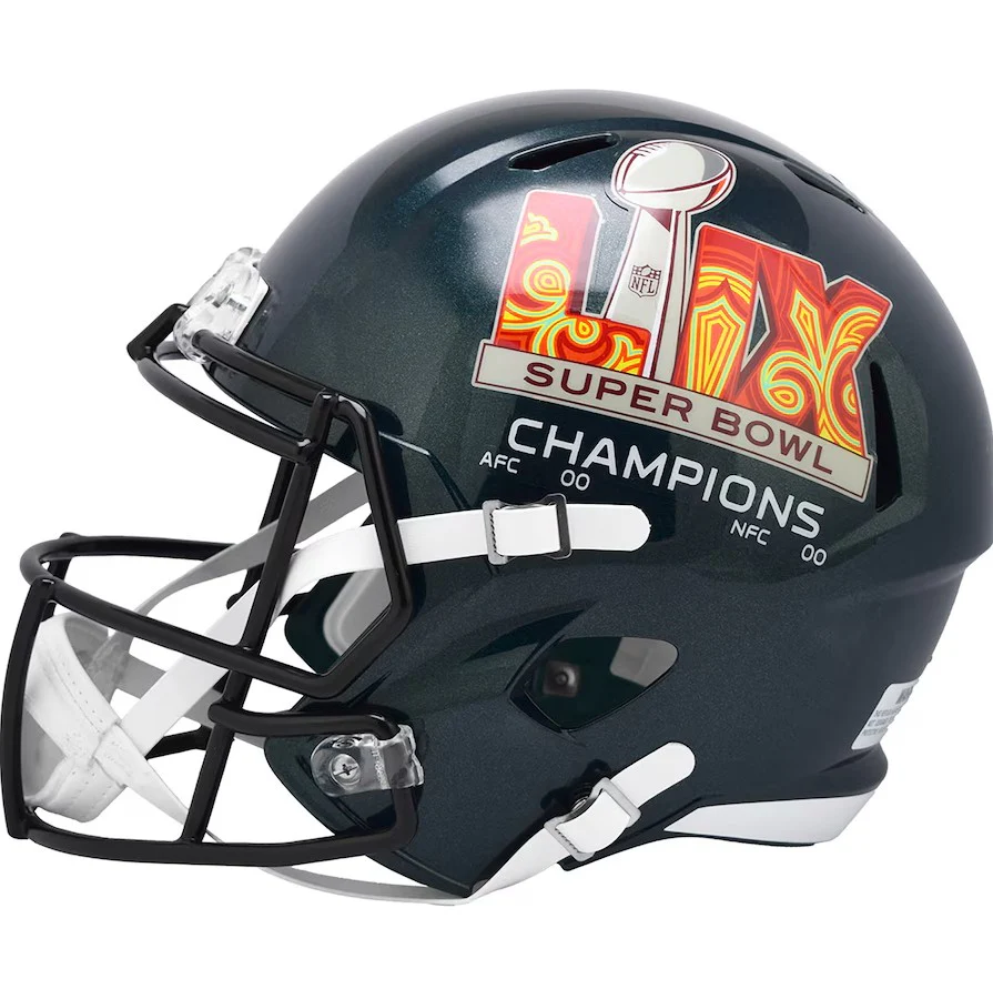 Philadelphia Eagles Super Bowl LIX Champions Riddell Speed Helmet