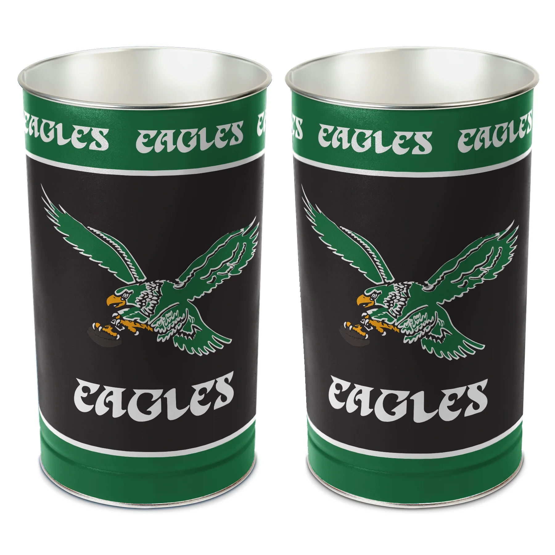 Philadelphia Eagles Throwback NFL Trash Can