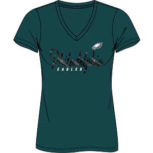 Philadelphia Eagles Women's Cotton Wordmark T-Shirt