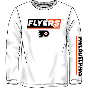 Philadelphia Flyers Long-Sleeve Hockey T-Shirt