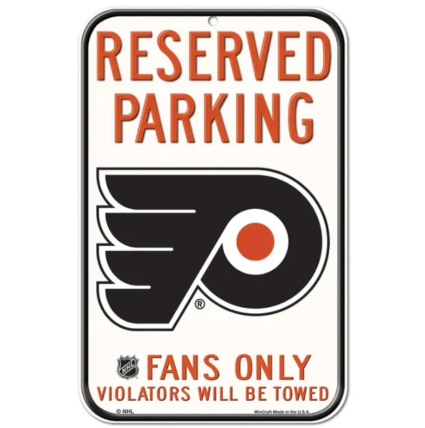 Philadelphia Flyers Parking Sign