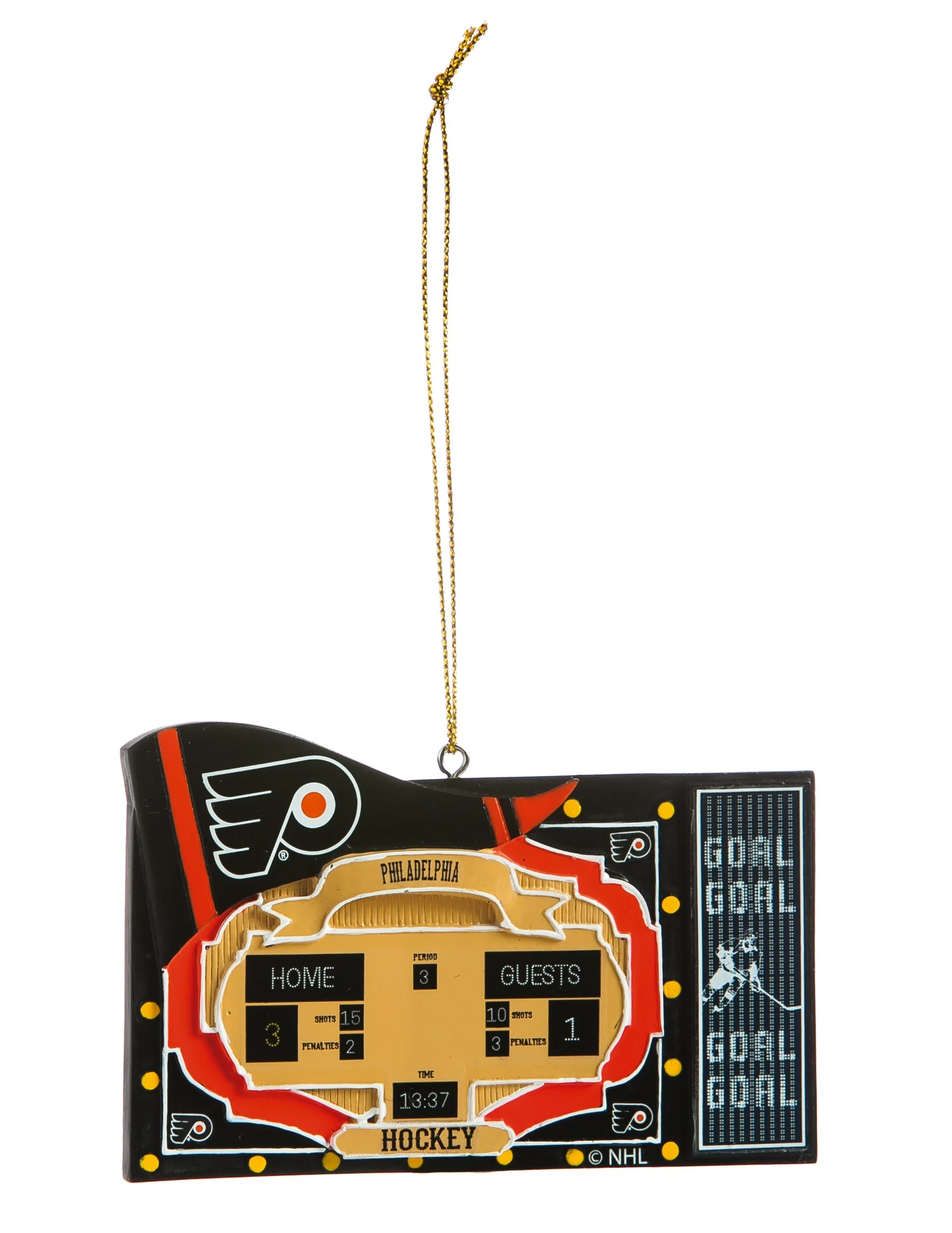 Philadelphia Flyers Scoreboard Christmas Ornament