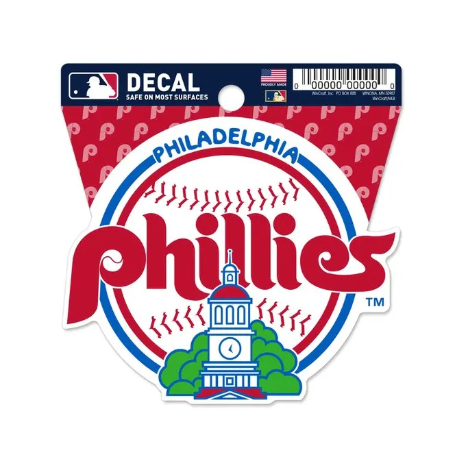 Philadelphia Phillies 3" x 4" Clean Cut Decal