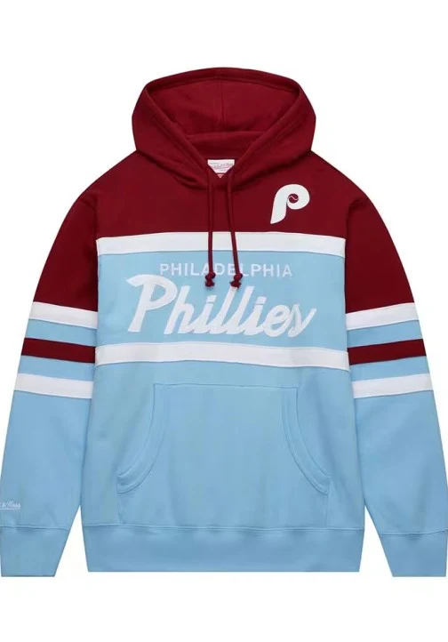 Philadelphia Phillies Mitchell & Ness Throwback Head Coach Hoodie