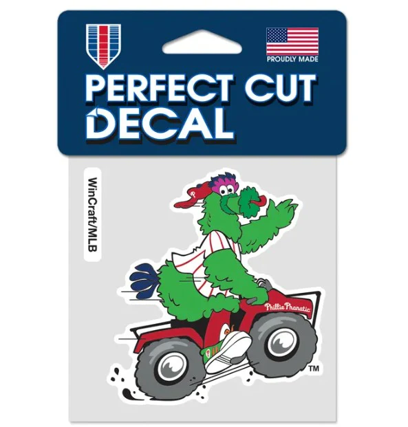 Philadelphia Phillies Phanatic 4" x 4" Decal