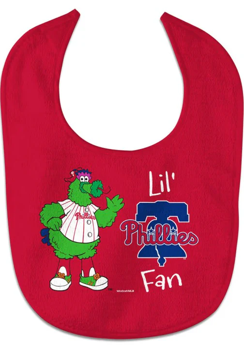 Philadelphia Phillies Phanatic Baseball Baby Bib