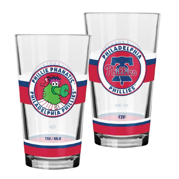 Philadelphia Phillies Phillie Phanatic 16oz Pint Glass