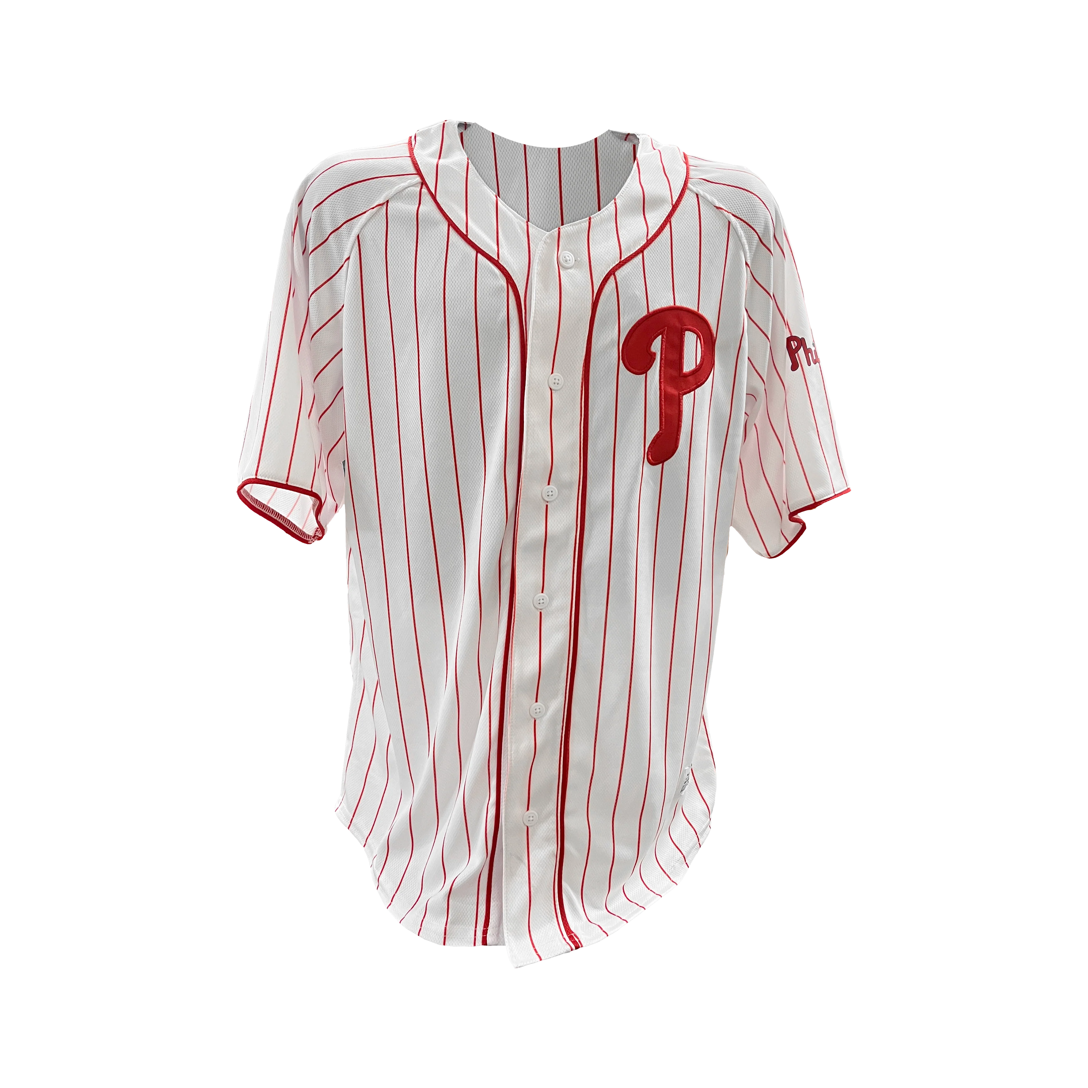 Philadelphia Phillies Pinstripe Logo Baseball Jersey
