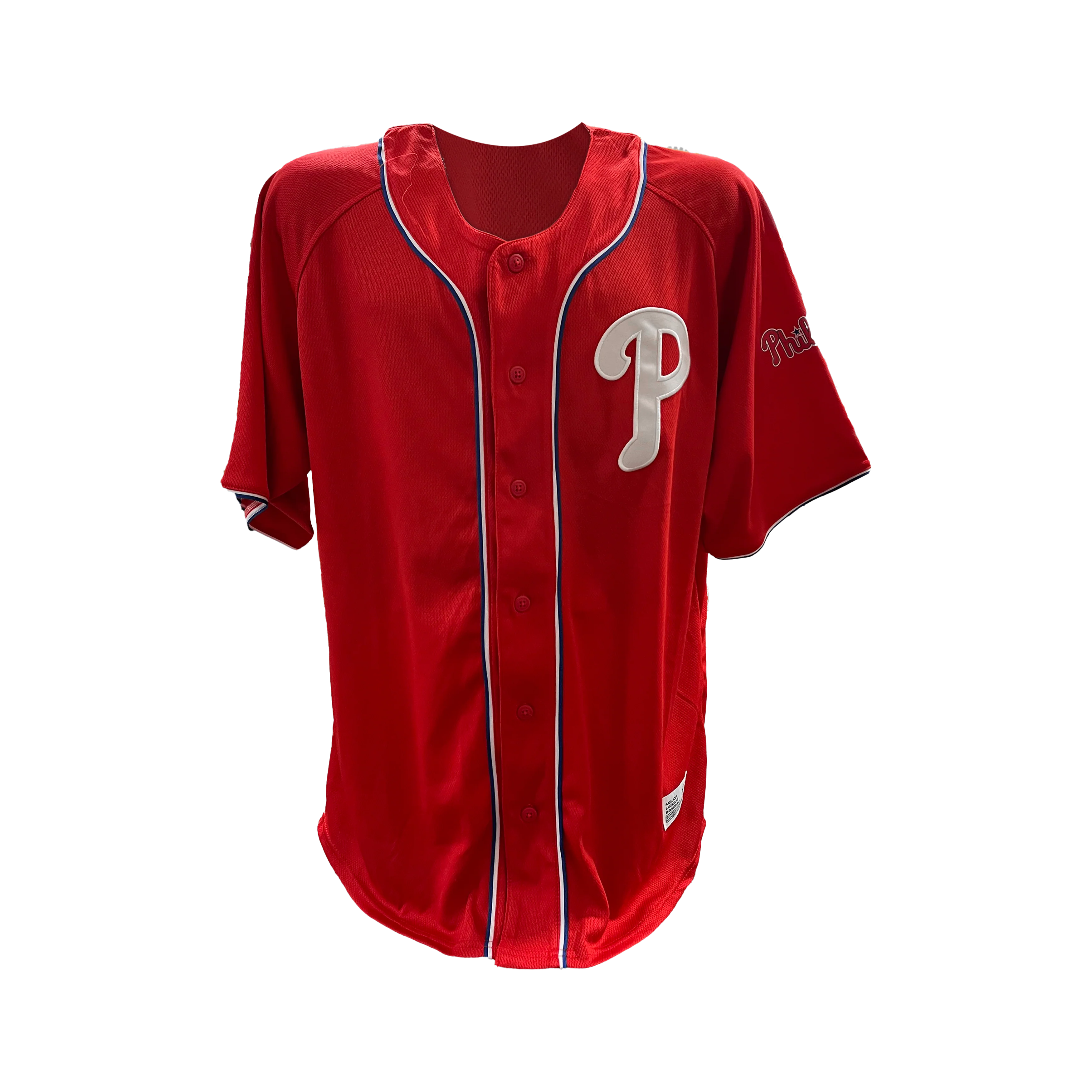 Philadelphia Phillies Red Logo Baseball Jersey