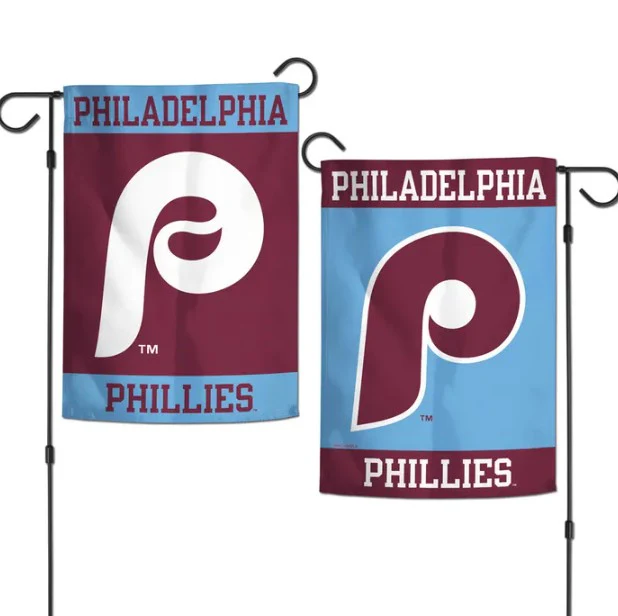 Philadelphia Phillies Throwback 12.5" x 18" 2-Sided Garden Flag