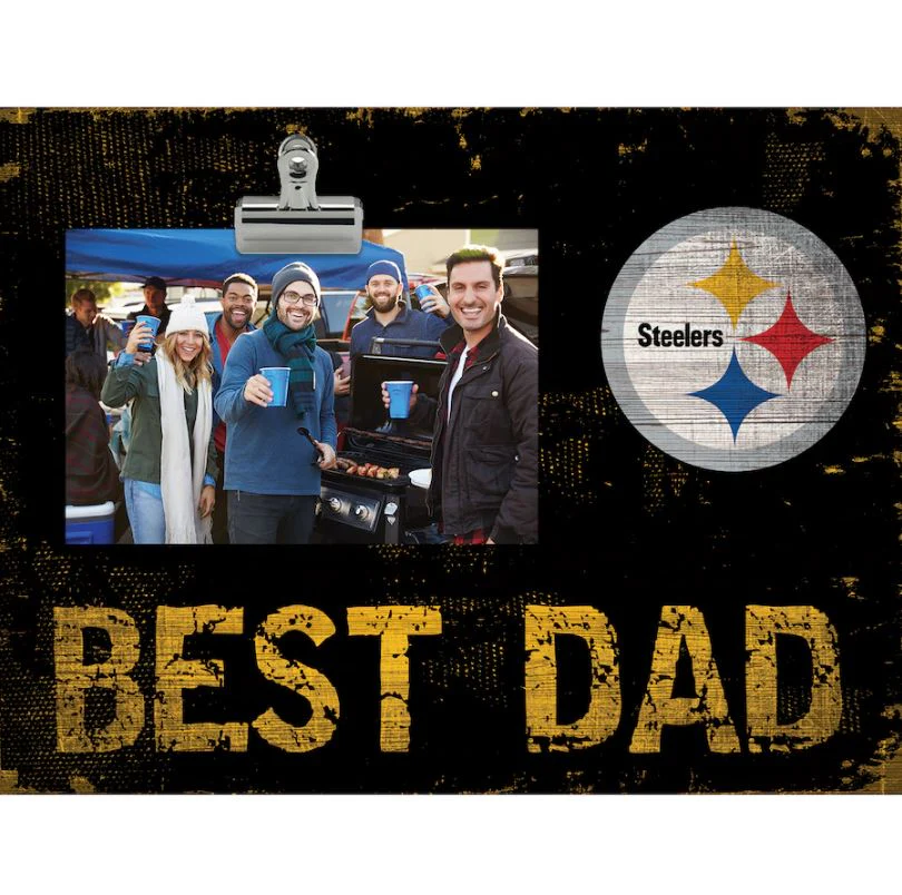 Pittsburgh Steelers 8'' x 10.5'' Best Dad Clip Frame