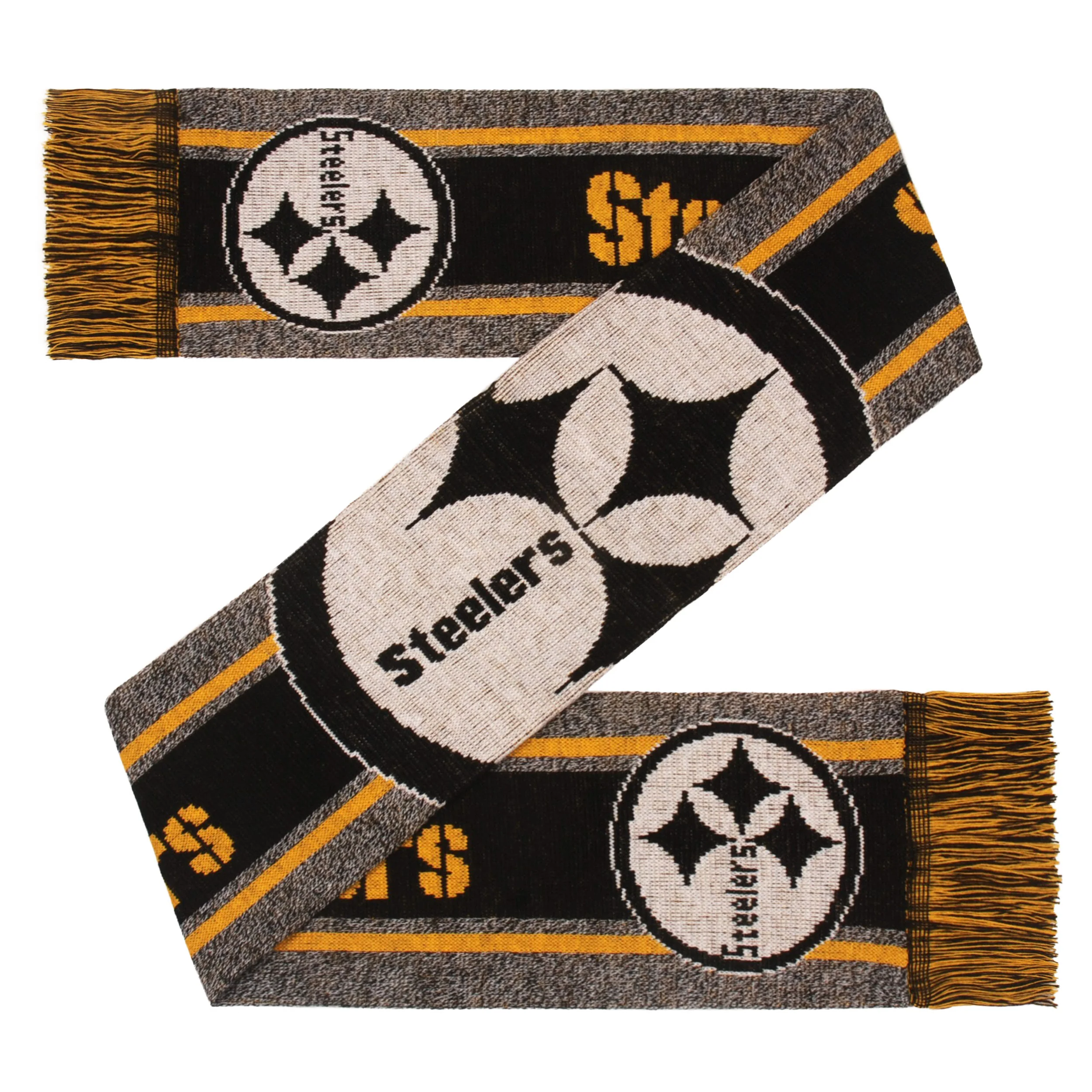 Pittsburgh Steelers Charcoal Scarf
