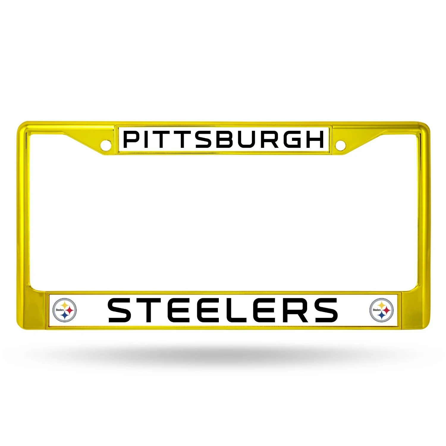Pittsburgh Steelers Colored Chrome License Plate Frame