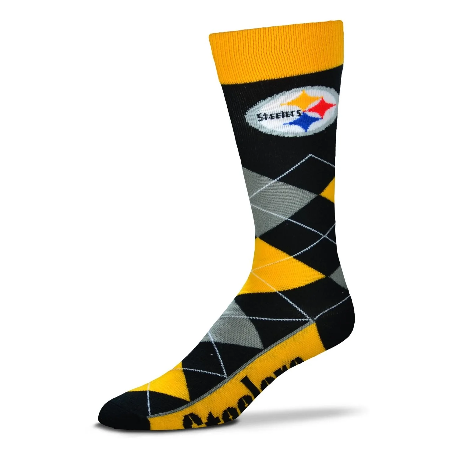 Pittsburgh Steelers Men's Argyle Lineup Socks