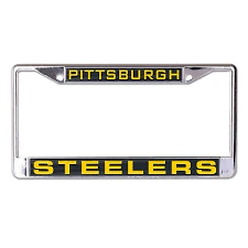 Pittsburgh Steelers NFL Football Chrome License Plate Frame