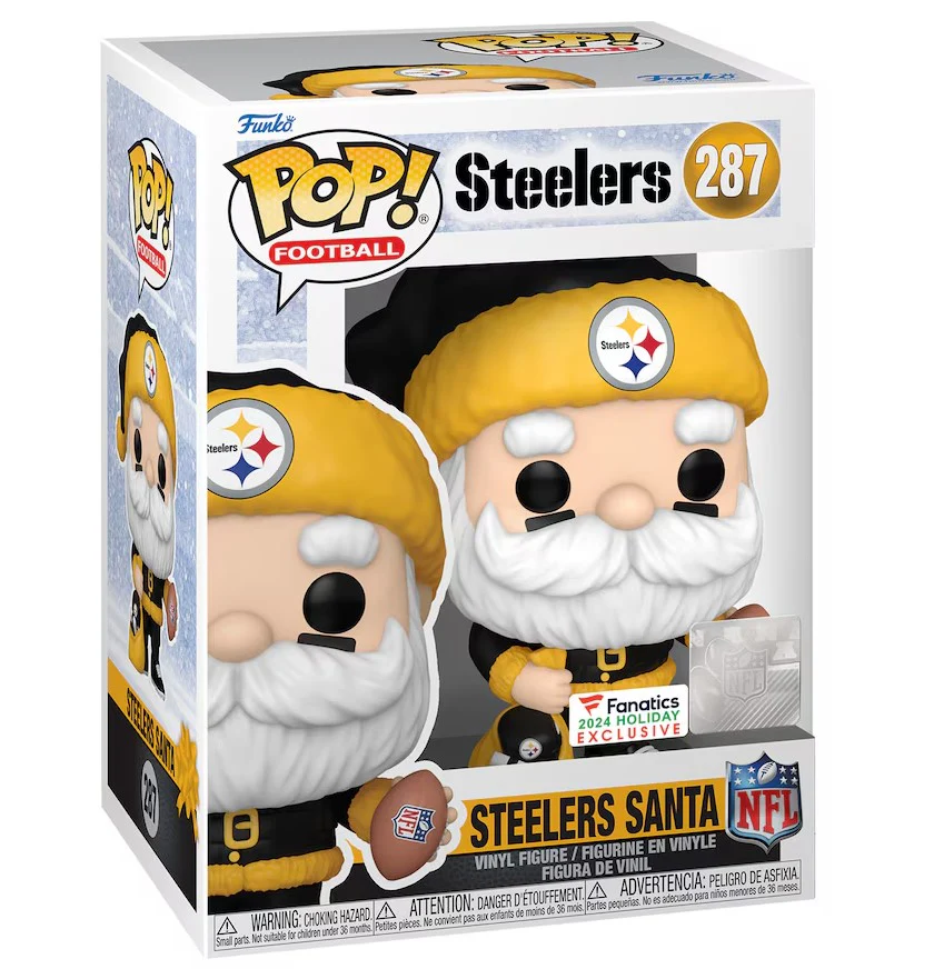 Pittsburgh Steelers Santa Funko Pop! Vinyl Figure
