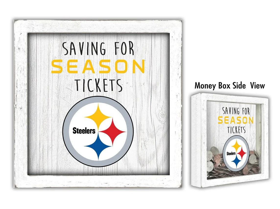 Pittsburgh Steelers Saving For Season Tickets Money Box