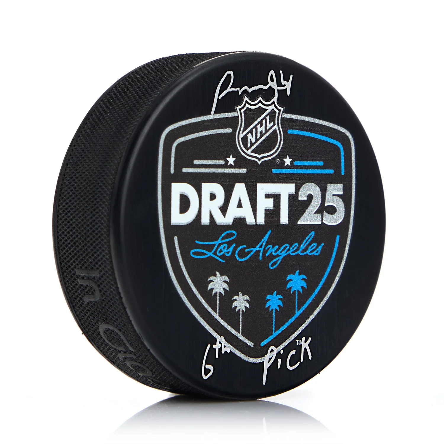 Porter Martone Philadelphia Flyers Autographed Draft Puck Inscribed