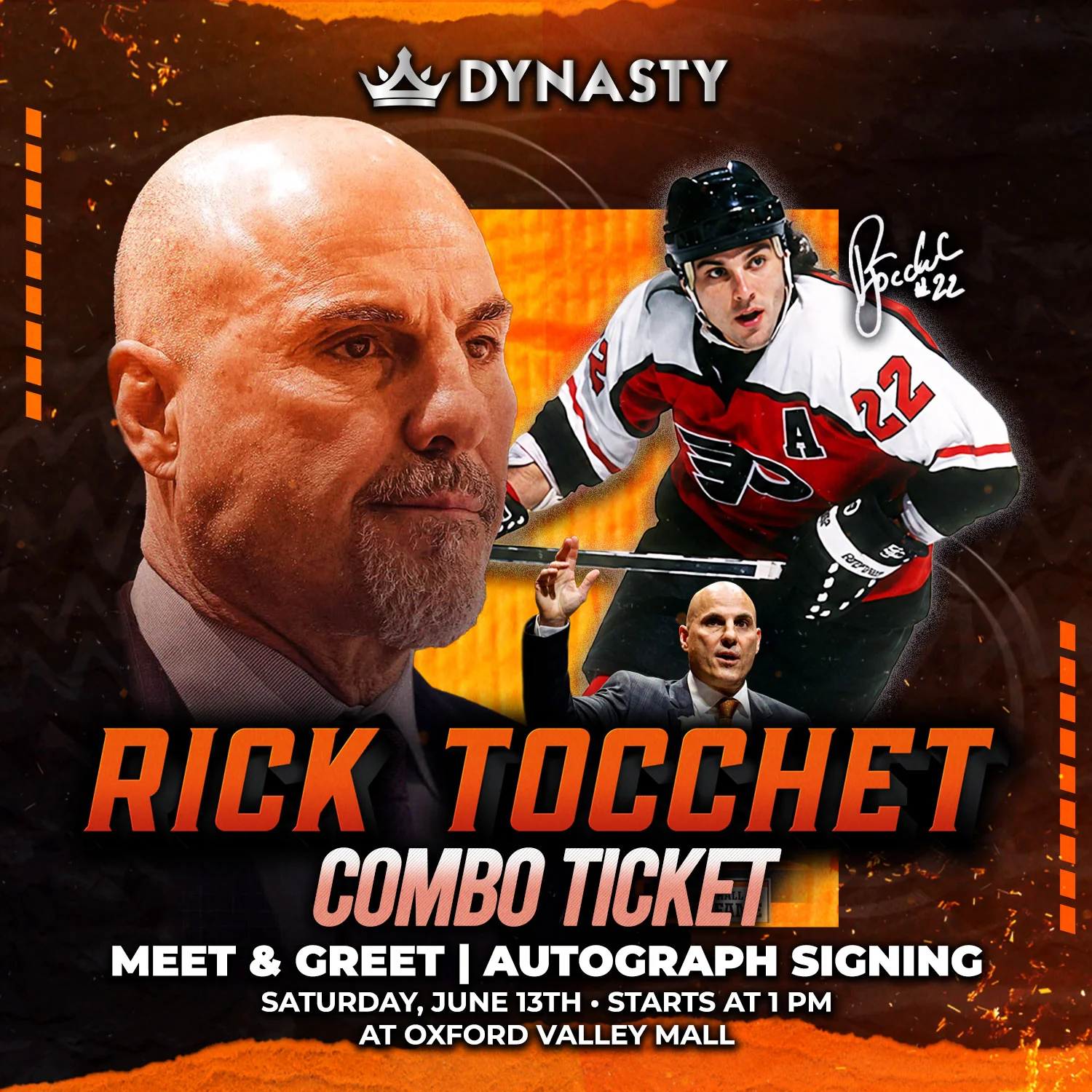 Rick Tocchet Flyers Takeover Experience Tickets - Image 3