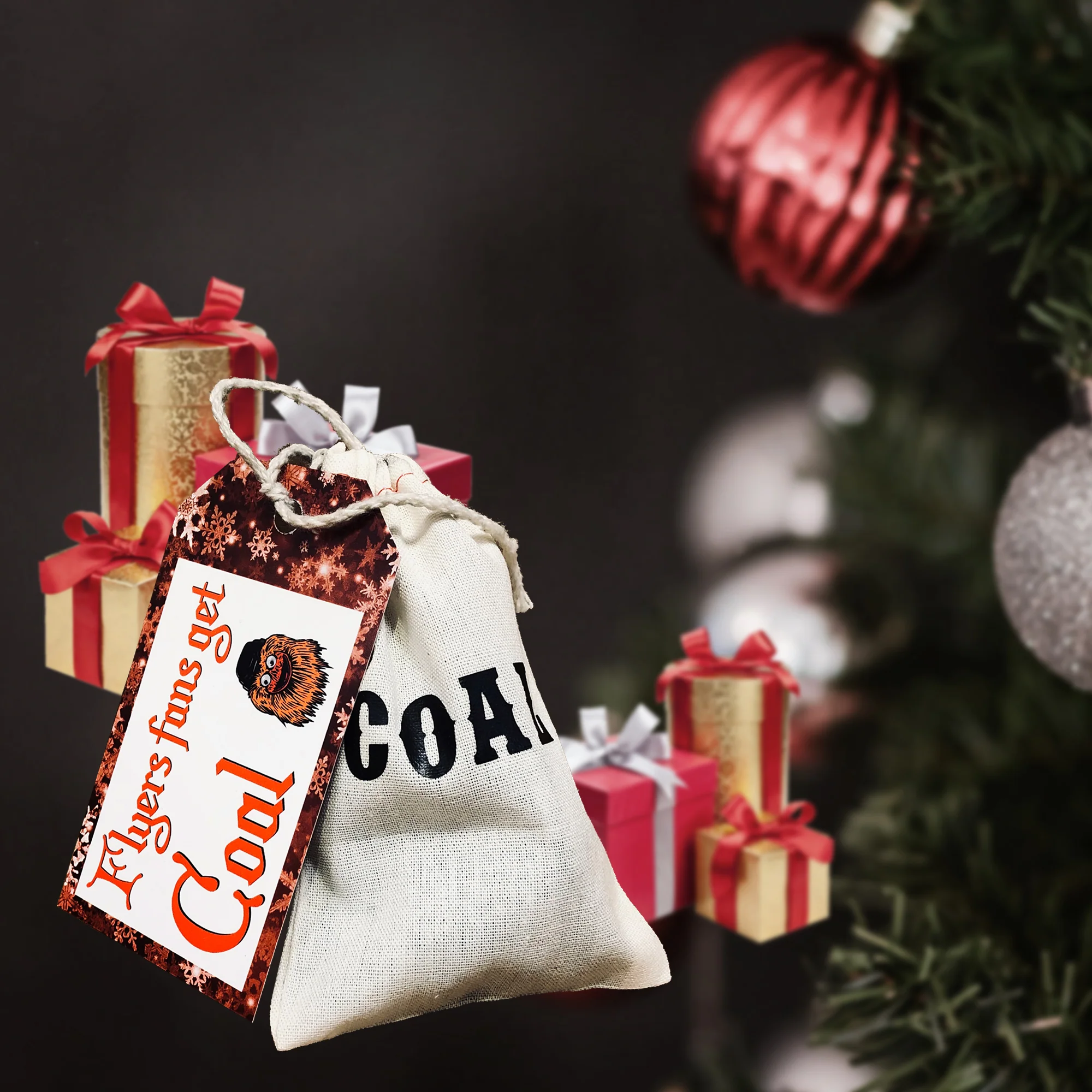 Christmas Naughty Fan Rivalry Bag of Coal - Image 11