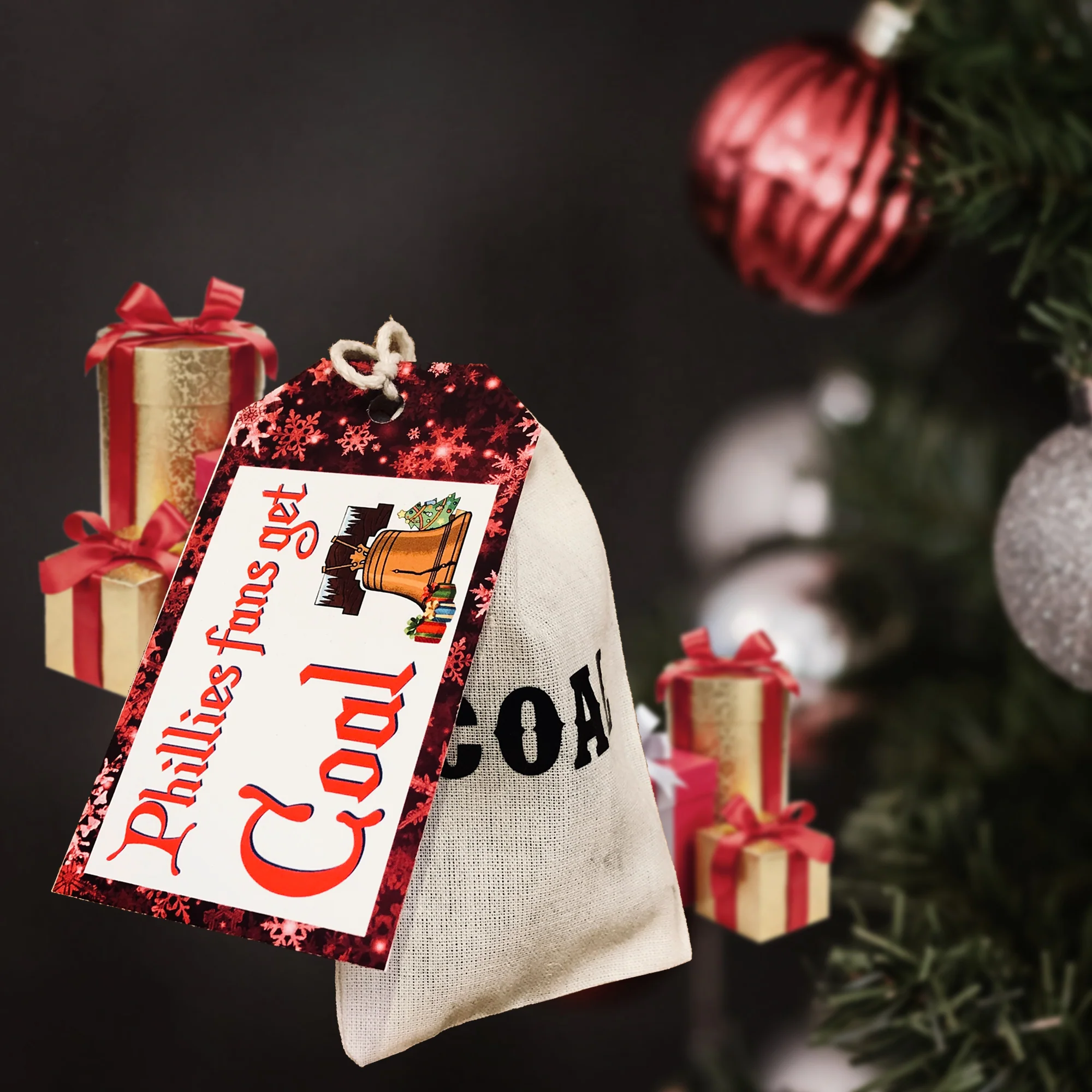 Christmas Naughty Fan Rivalry Bag of Coal - Image 12