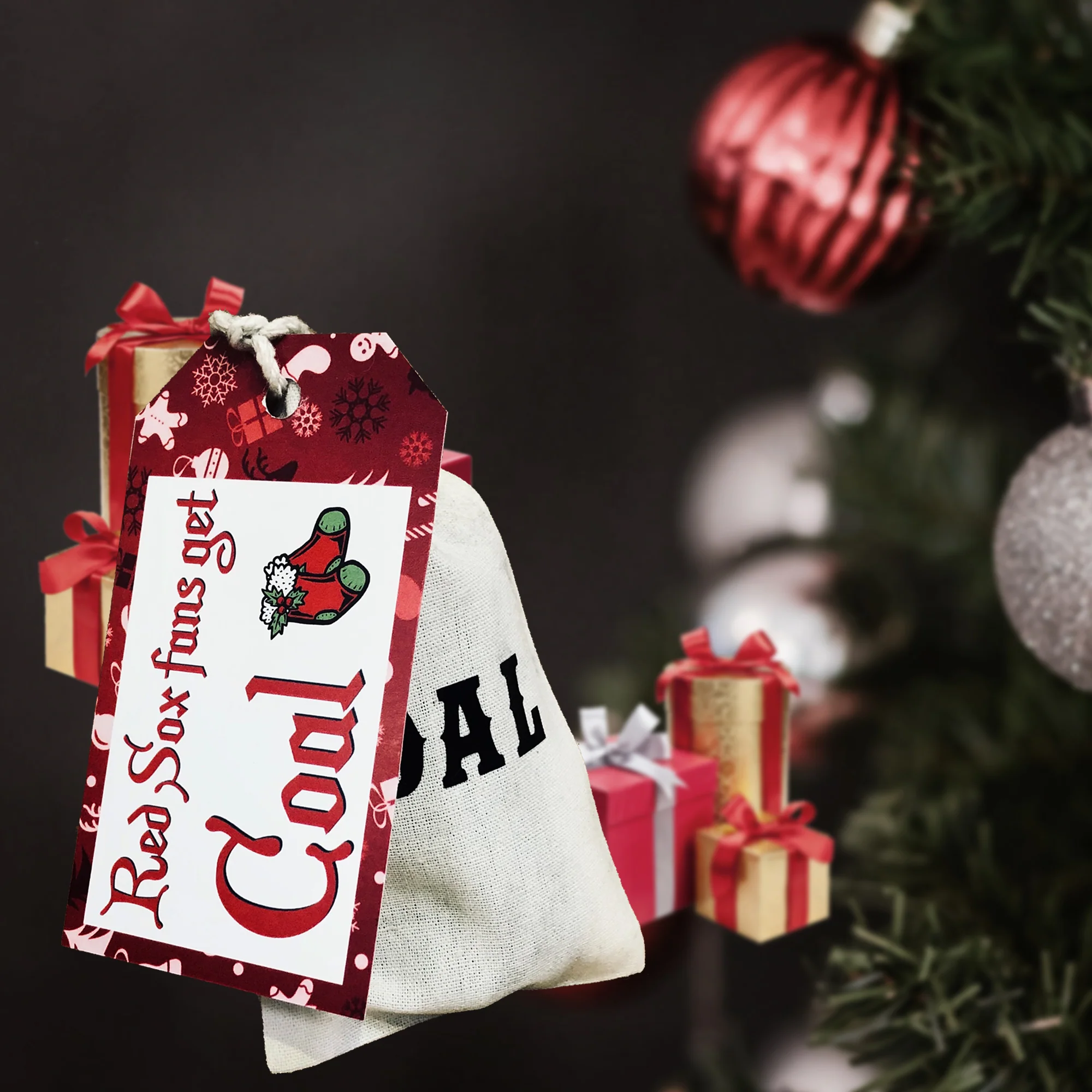 Christmas Naughty Fan Rivalry Bag of Coal - Image 3