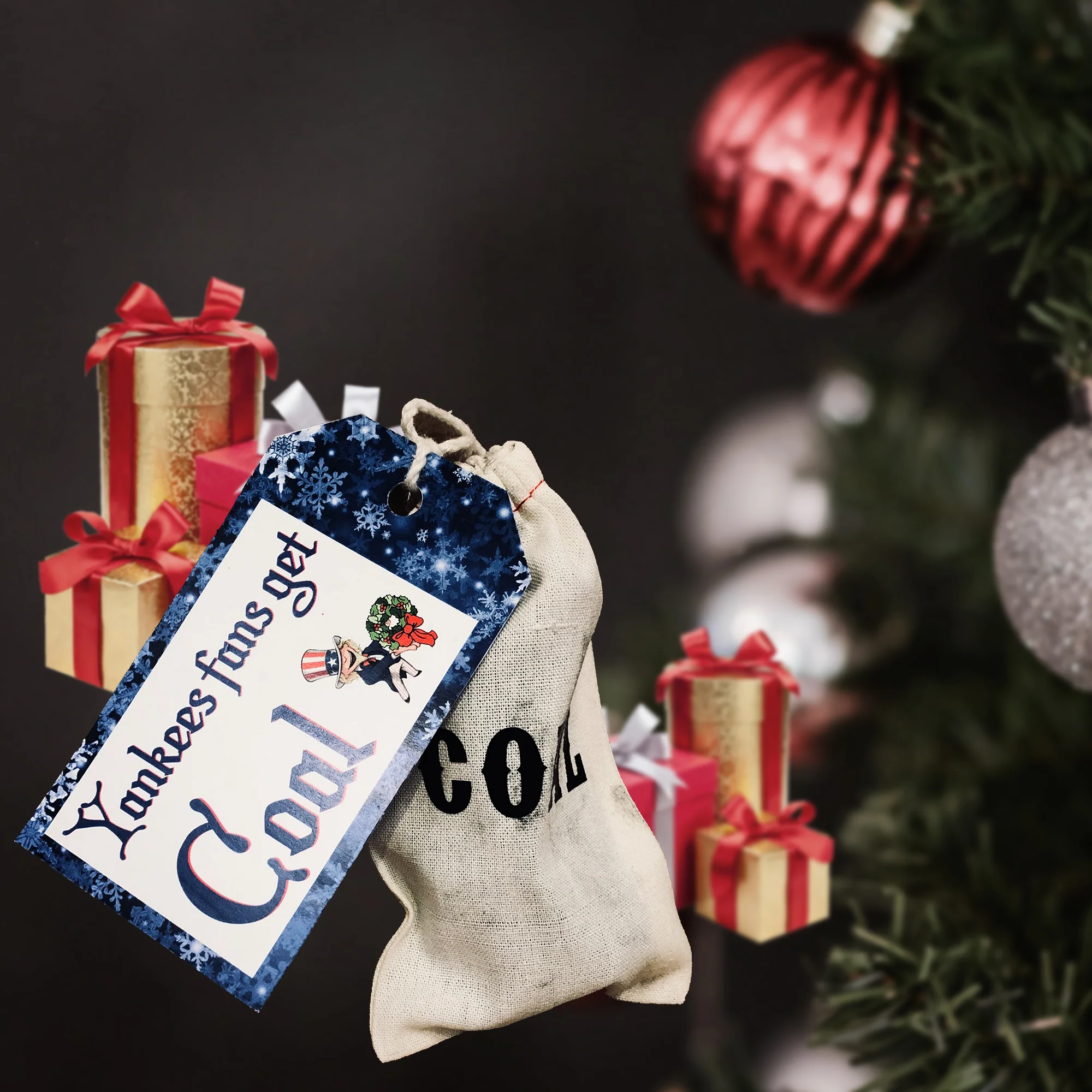 Christmas Naughty Fan Rivalry Bag of Coal - Image 9