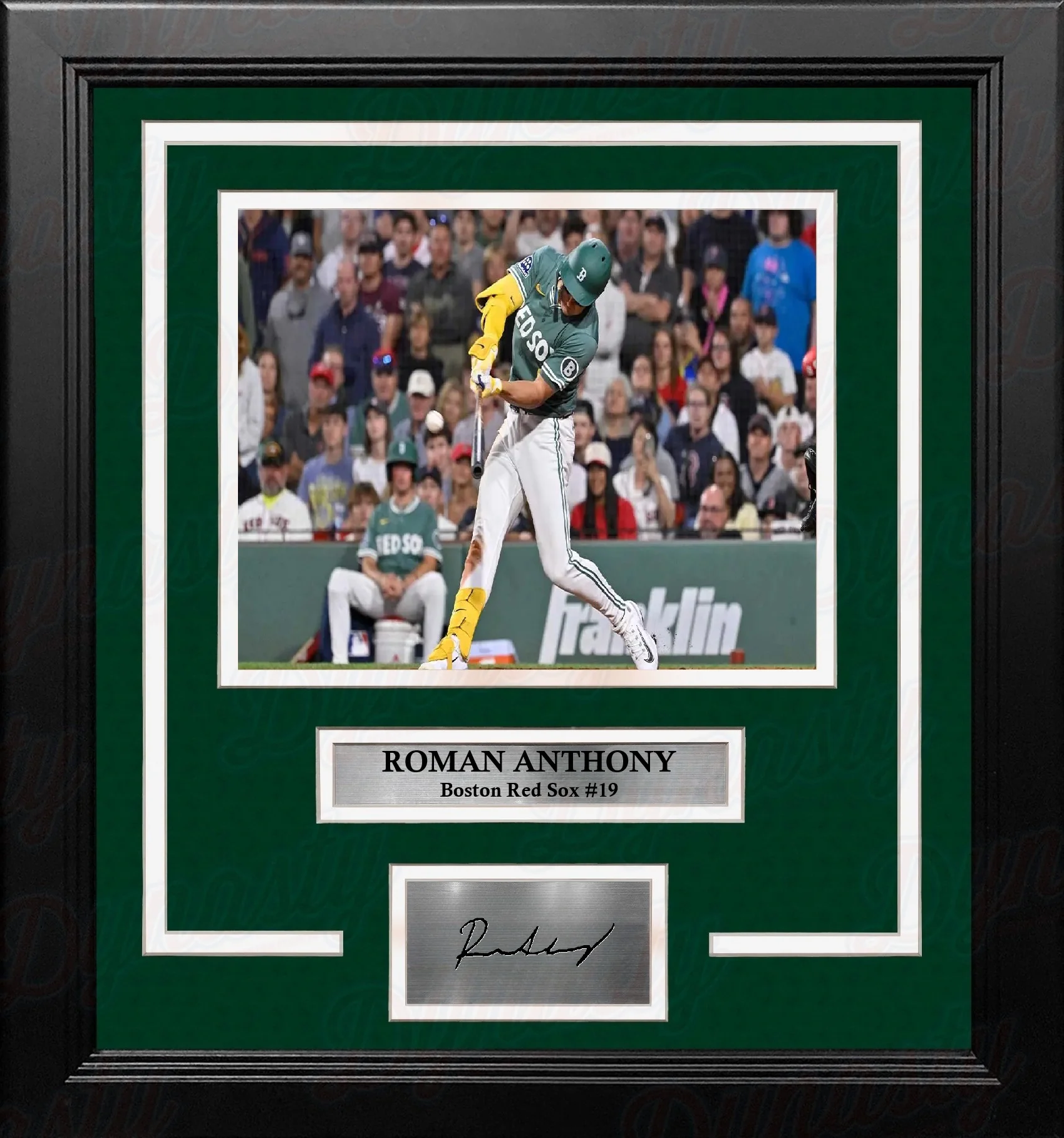 Roman Anthony City Connect Action Boston Red Sox 8" x 10" Framed Photo with Engraved Autograph