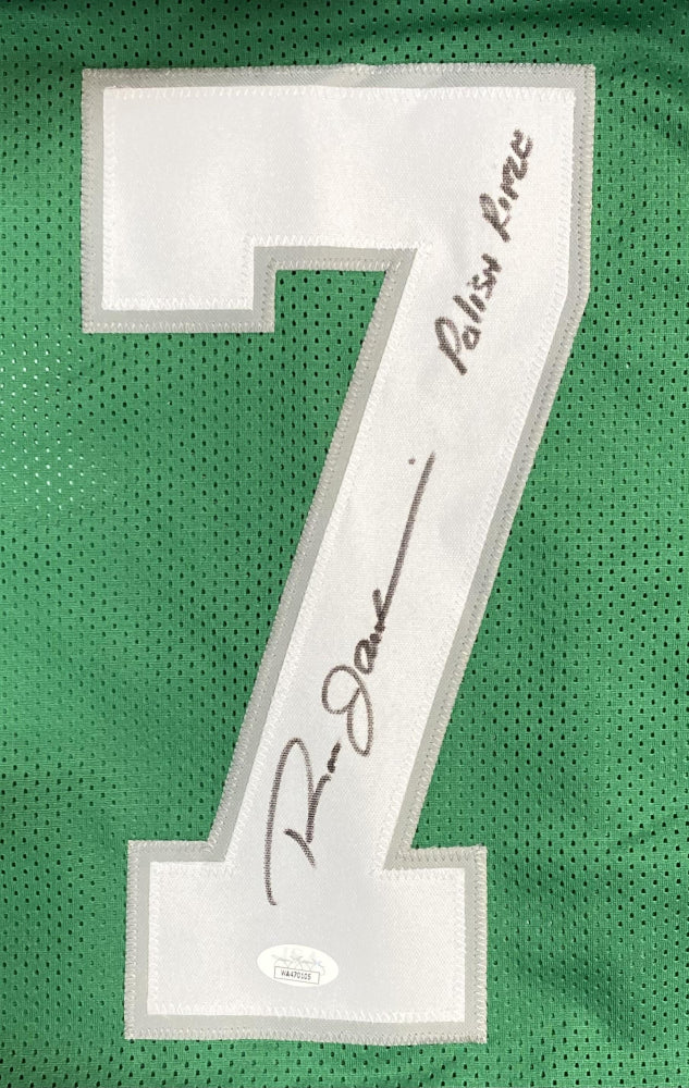 Ron Jaworski Philadelphia Eagles Autographed Throwback Jersey Inscribed The Polish Rifle - Image 2