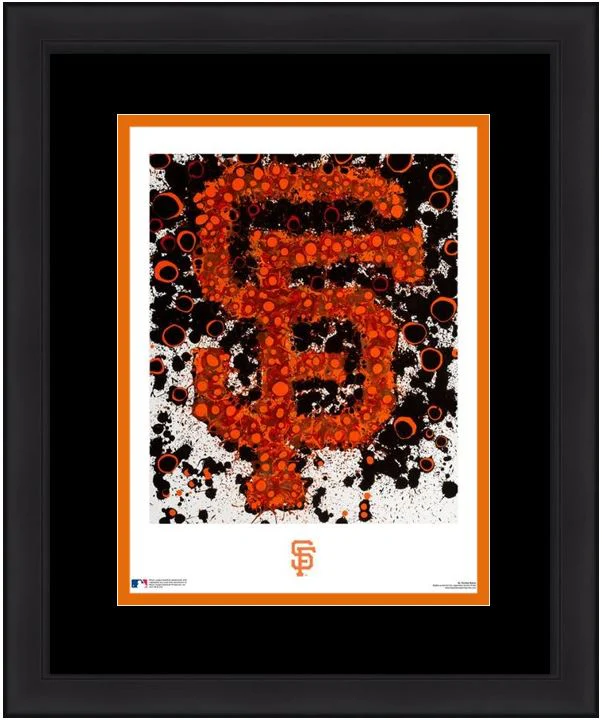 San Francisco Giants Timothy Raines Logo Art 16" x 20" Framed Baseball Word-Art Photo