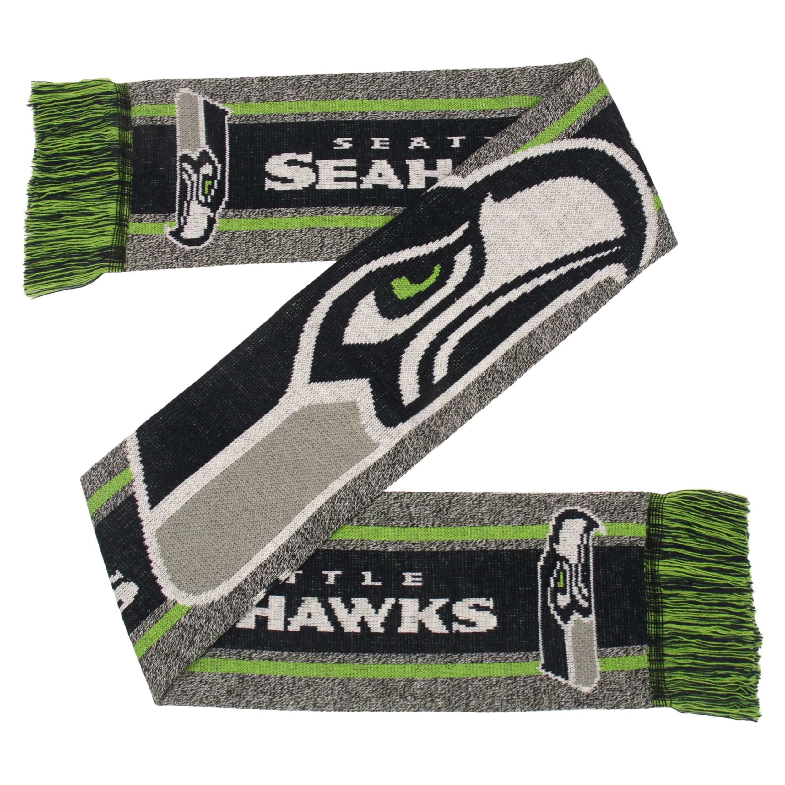 Seattle Seahawks Charcoal Logo Scarf