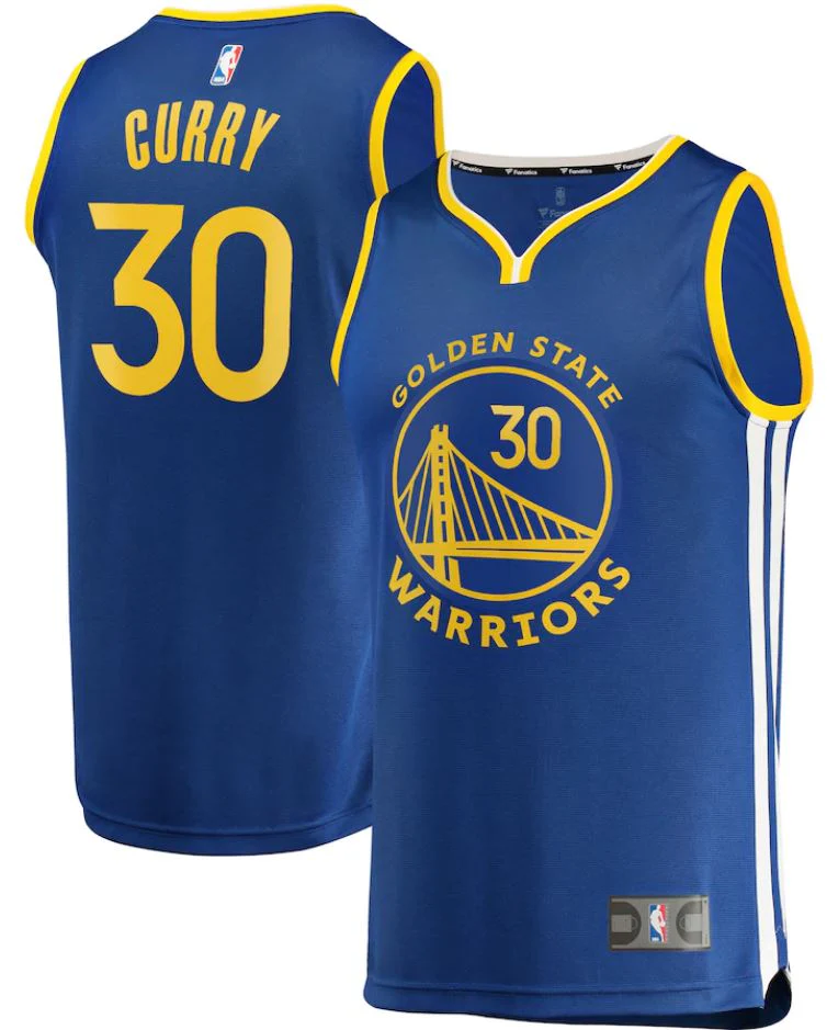 Steph Curry Golden State Warriors Fast Break Replica Youth Jersey Royal