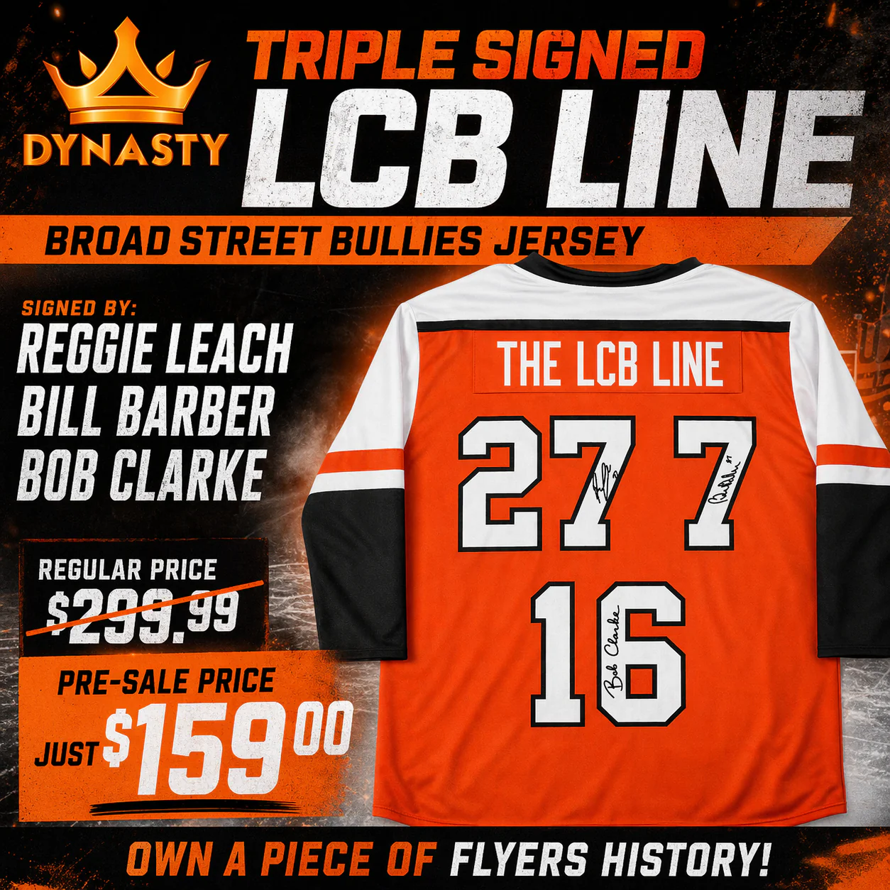 The LCB Line Autographed Pro-Style Jersey | Pre-Sale Opportunity