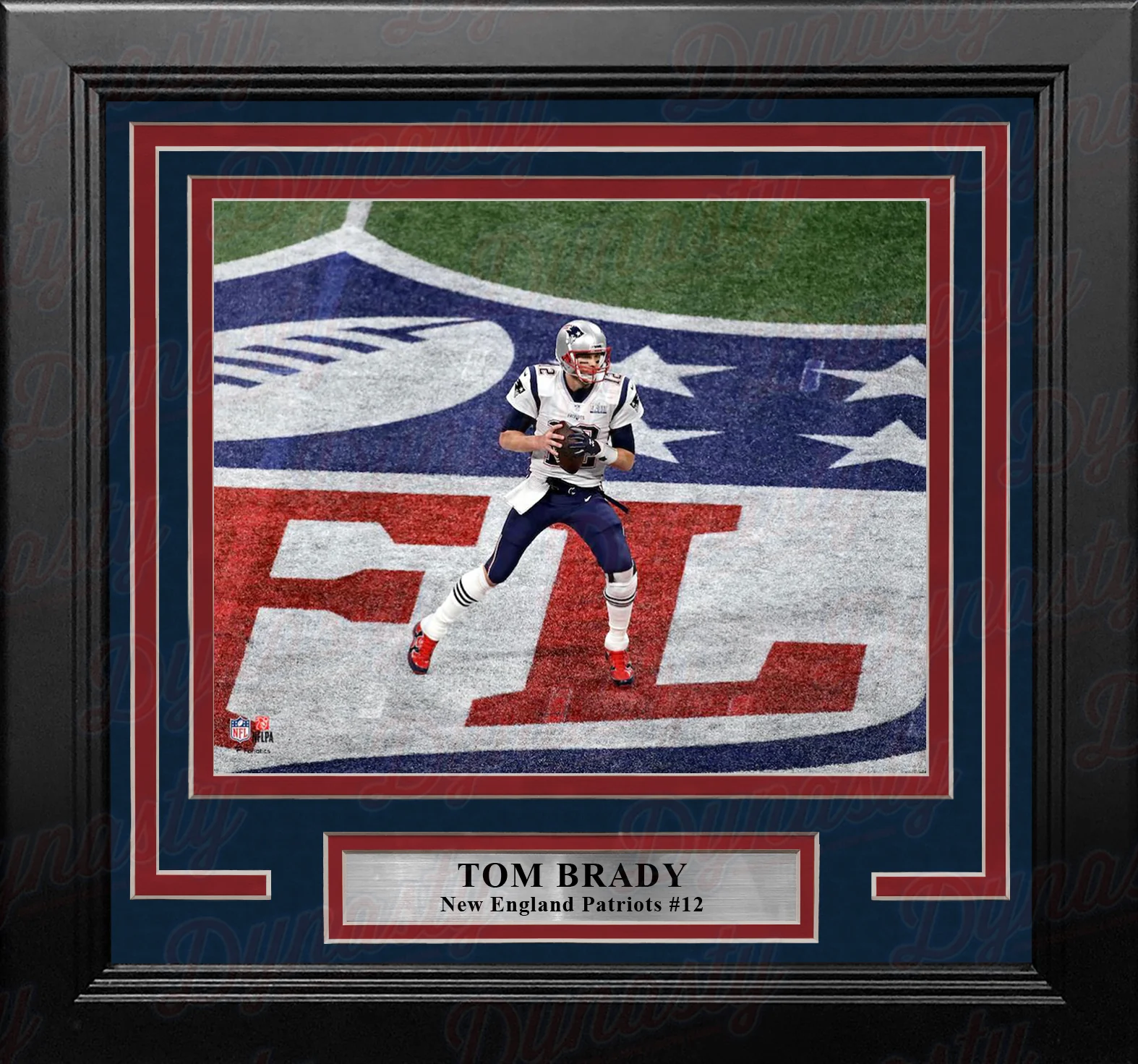 Tom Brady in Action New England Patriots 8" x 10" Framed Football Photo